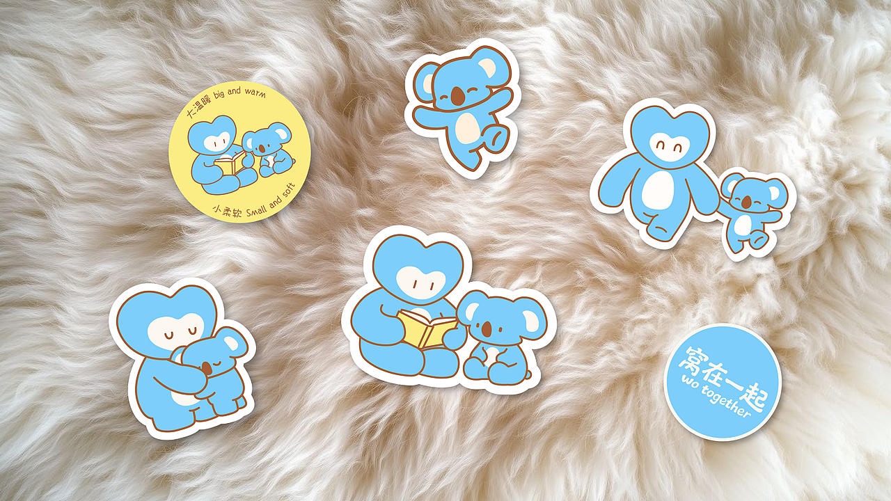 窝在一起毛绒玩具品牌设计（图ZMzk5MTMxODQ0） - 品牌 - 站酷设计师紫毛苹果原创素材 - 站酷ZCOOL