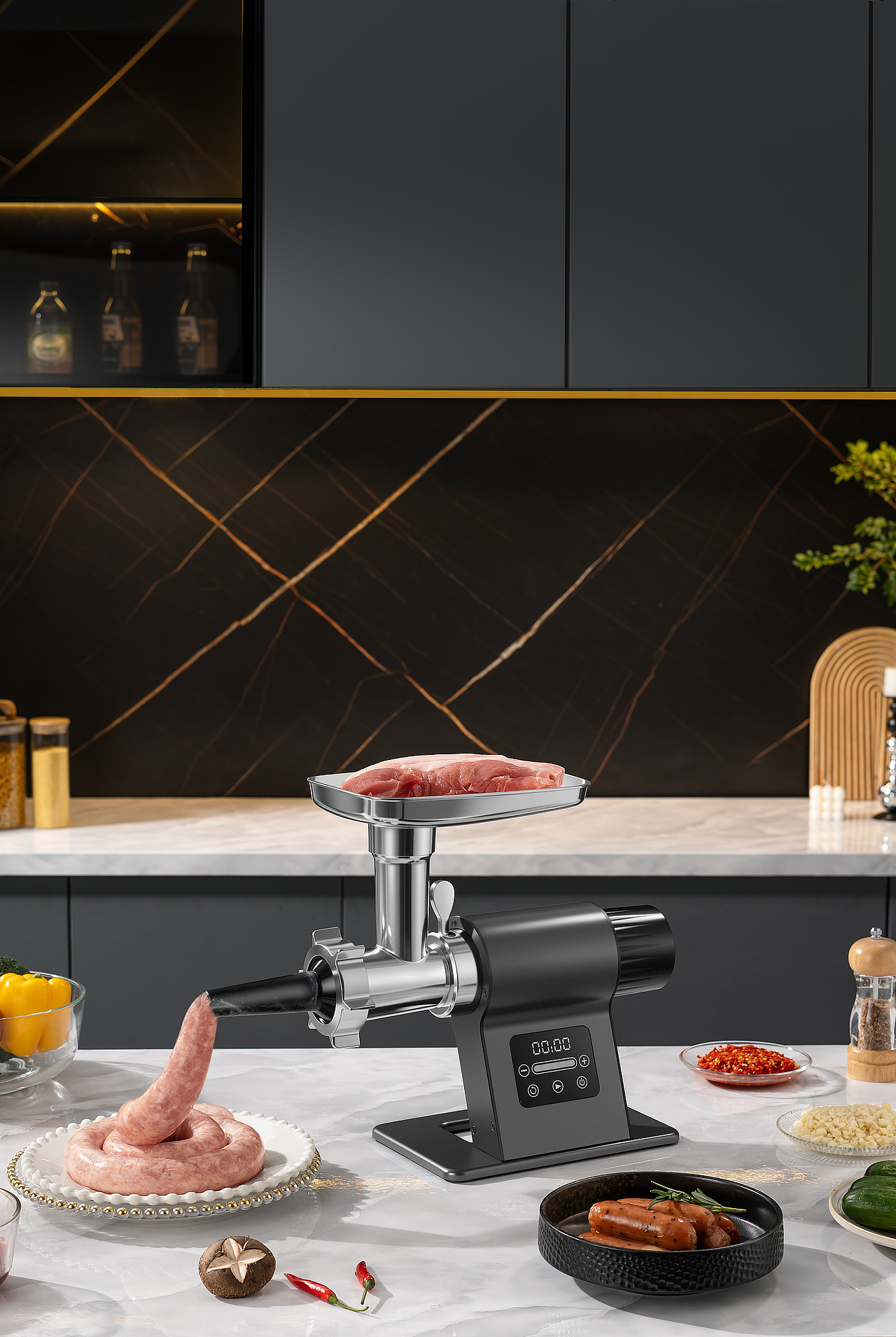 香肠绞肉机小家电拍摄