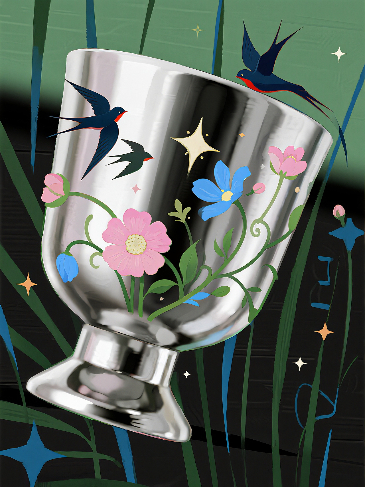 用AI构建了一个“杯中世界”