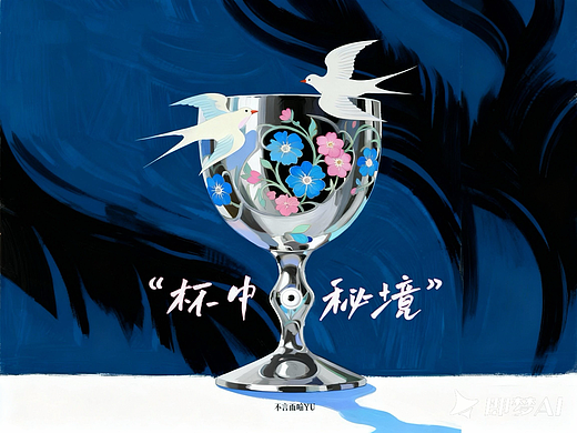 用AI构建了一个“杯中世界”