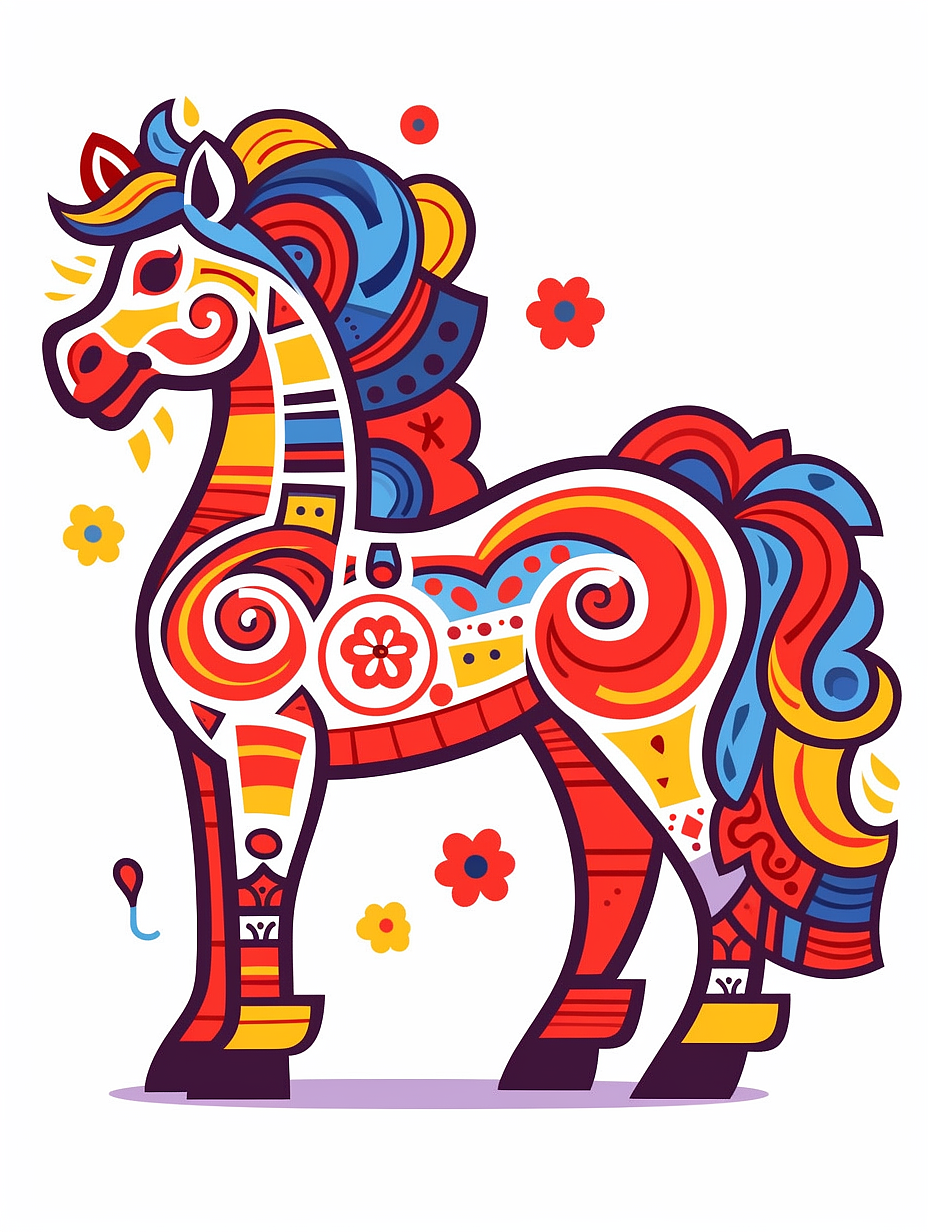 QI 东方神兽 | 马似春风真得意,日子鲜活又带劲~