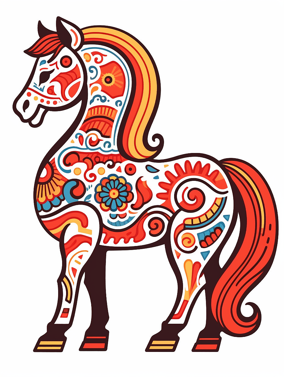 QI 东方神兽 | 马似春风真得意,日子鲜活又带劲~