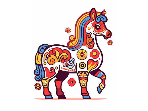 QI 东方神兽 | 马似春风真得意,日子鲜活又带劲~