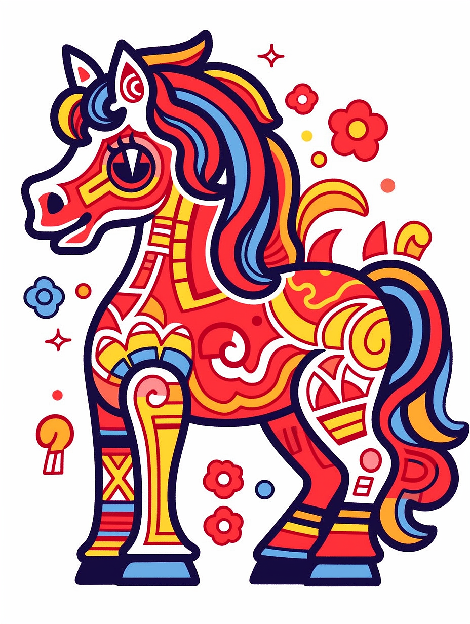 QI 东方神兽 | 马年福满堂,家和万事兴!