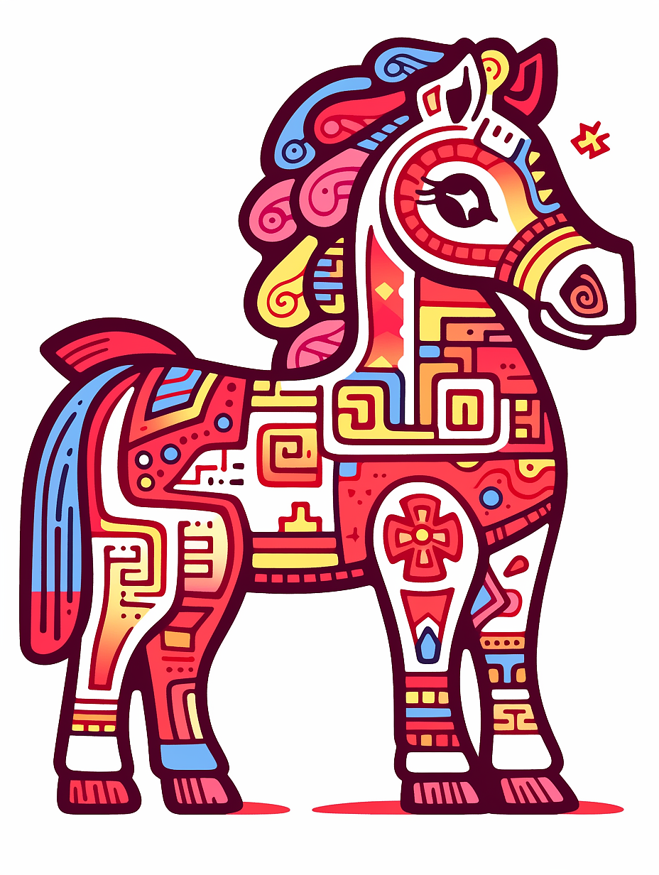 QI 东方神兽 | 马年福满堂,家和万事兴!