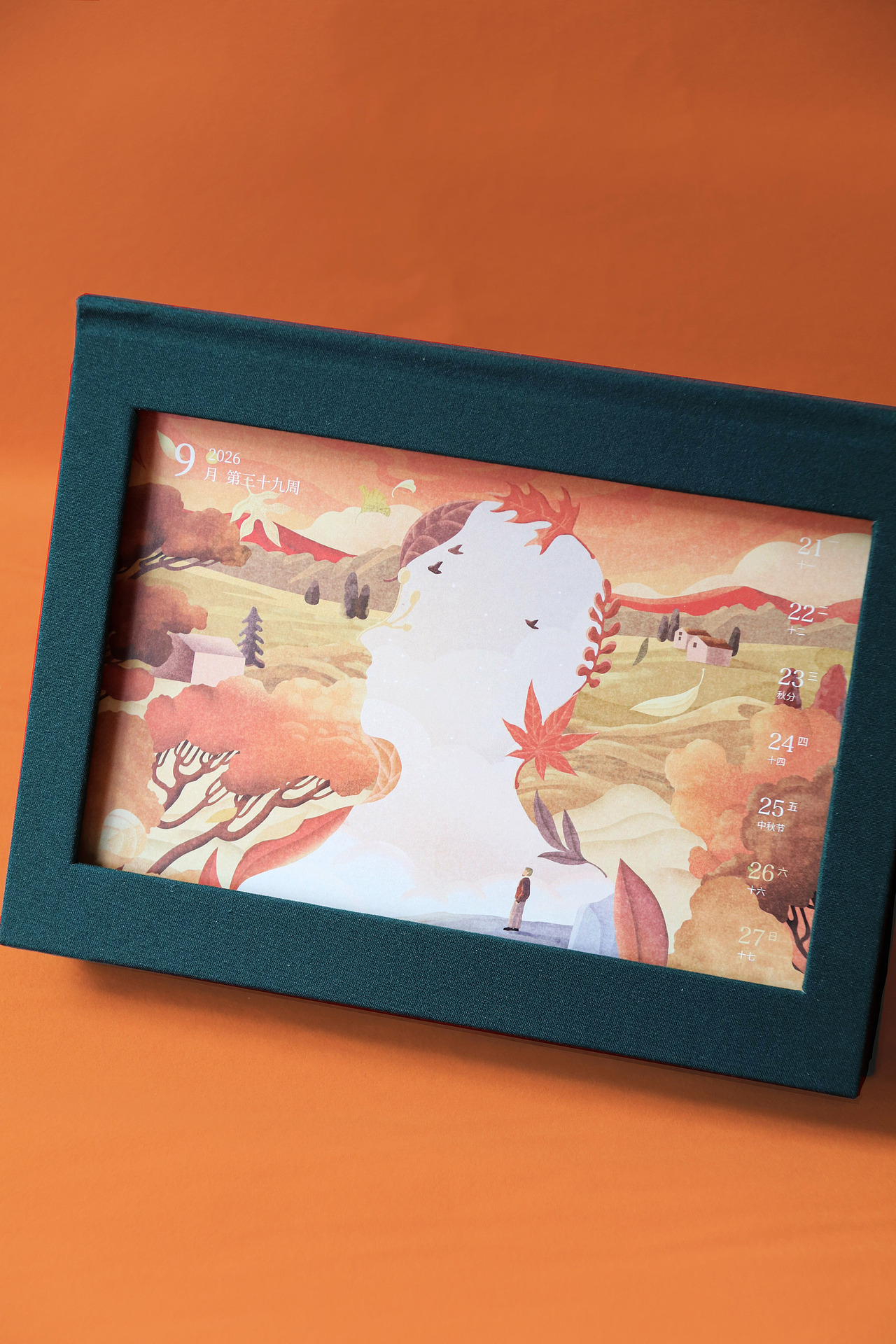 为《2026豆瓣读书周历》绘制的4幅插画