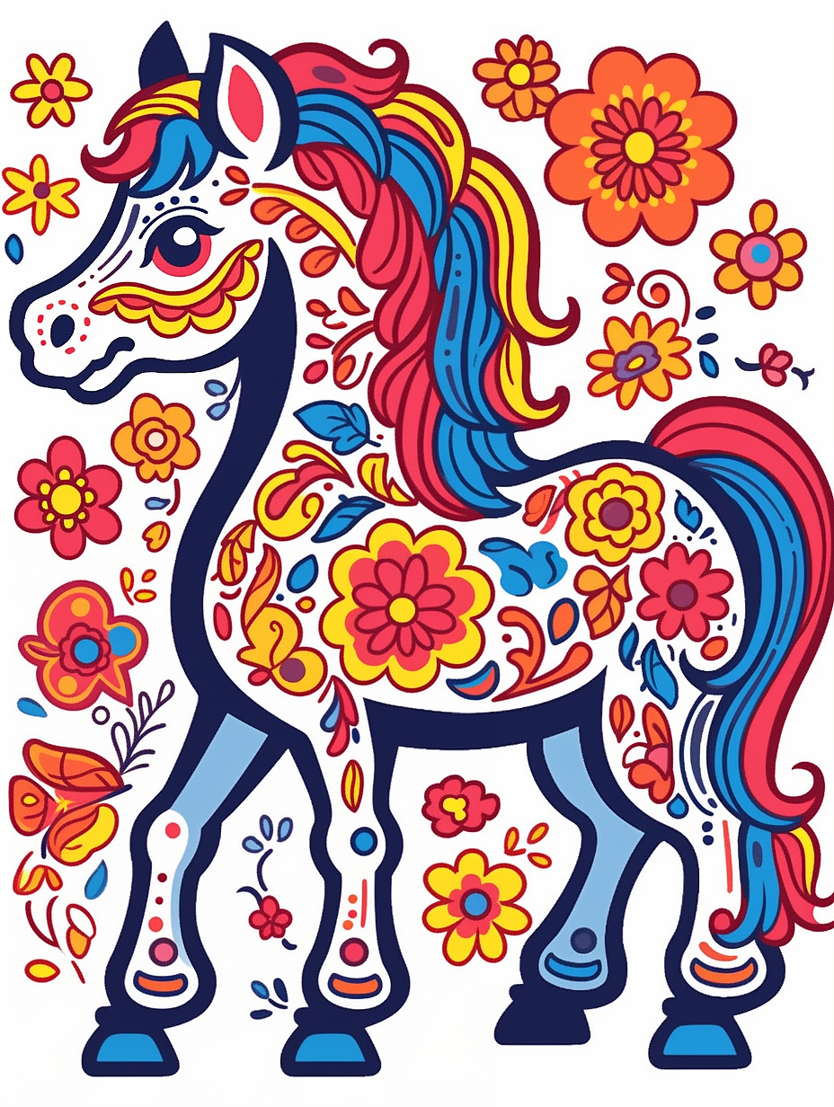 QI 东方神兽 | 策马踏祥云,百花增瑞色~