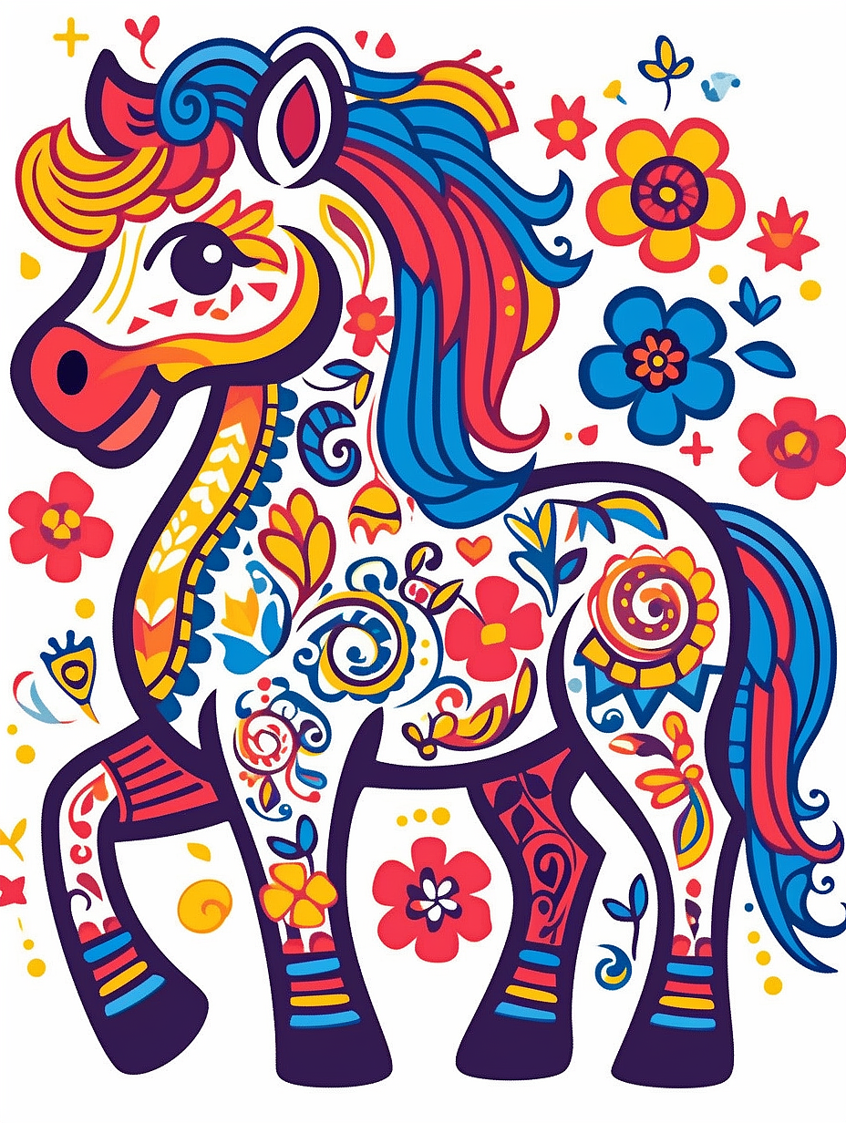 QI 东方神兽 | 策马踏祥云,百花增瑞色~