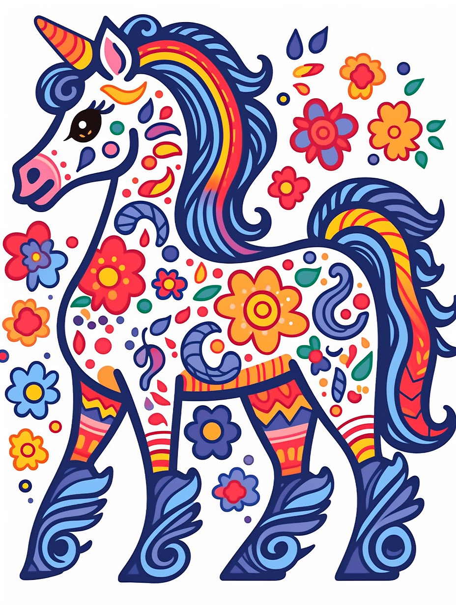 QI 东方神兽 | 策马踏祥云,百花增瑞色~