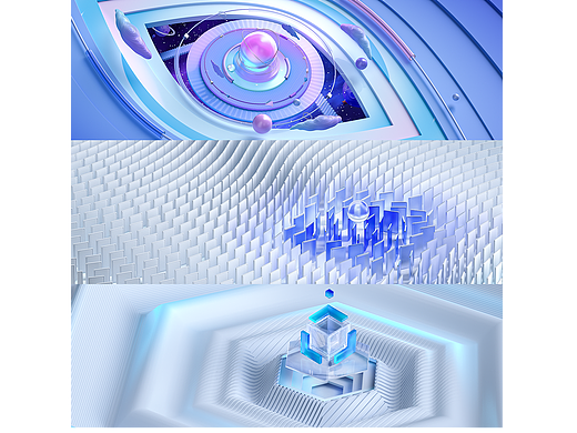 科技海报建模渲染-【持续接单中】