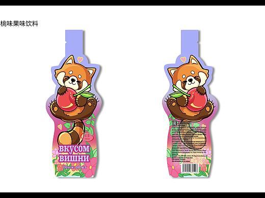 樱桃饮料袋装包装设计