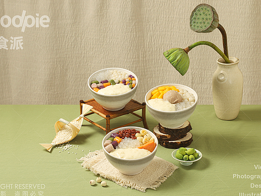 糖水摄影 | 鲜食鲜作，一碗新鲜。 手作糖水豆花芋圆