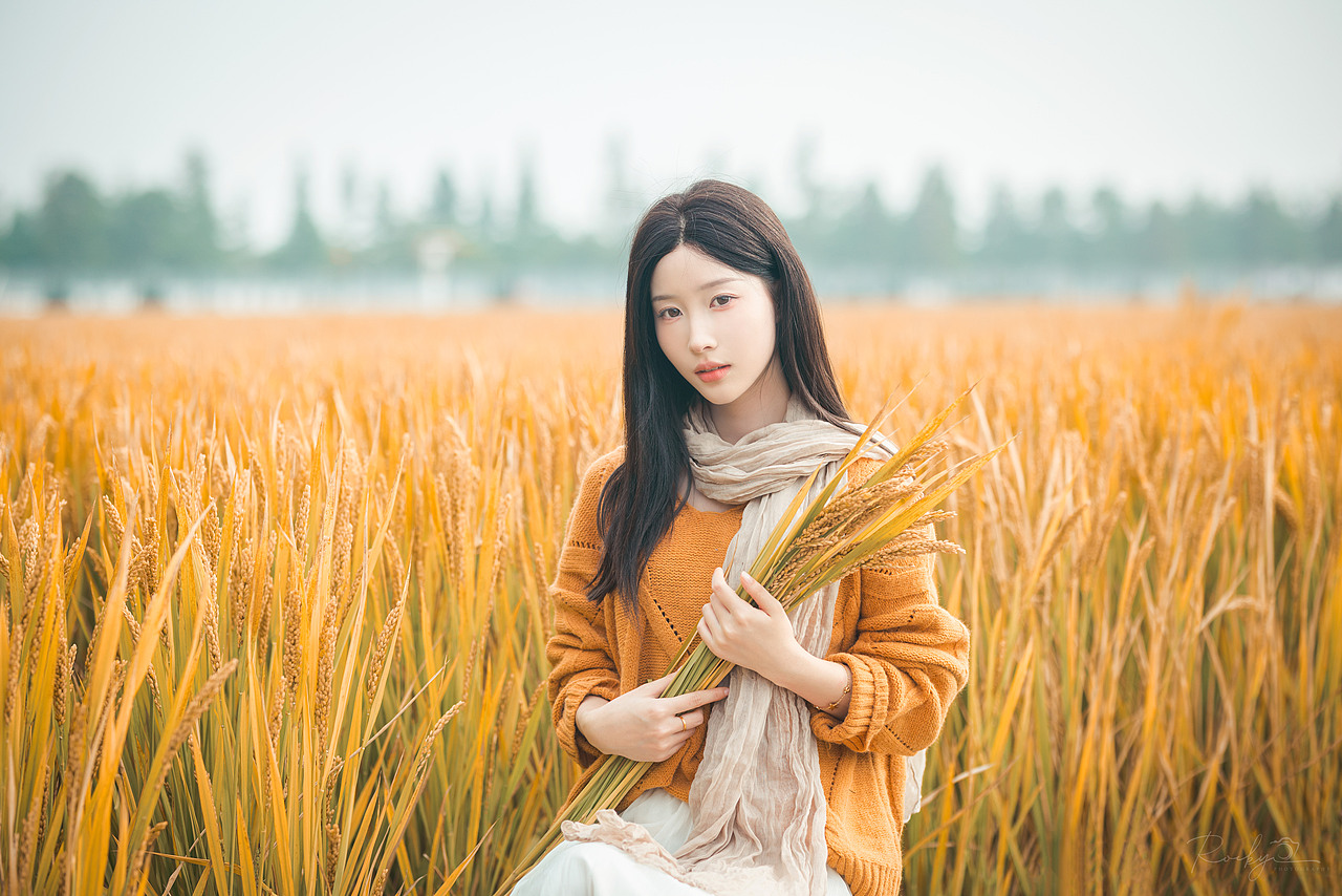 秋日稻田（图ZMzk5MTc1MTA0） - 人像摄影 - 站酷设计师微胖凹凸曼原创素材 - 站酷ZCOOL