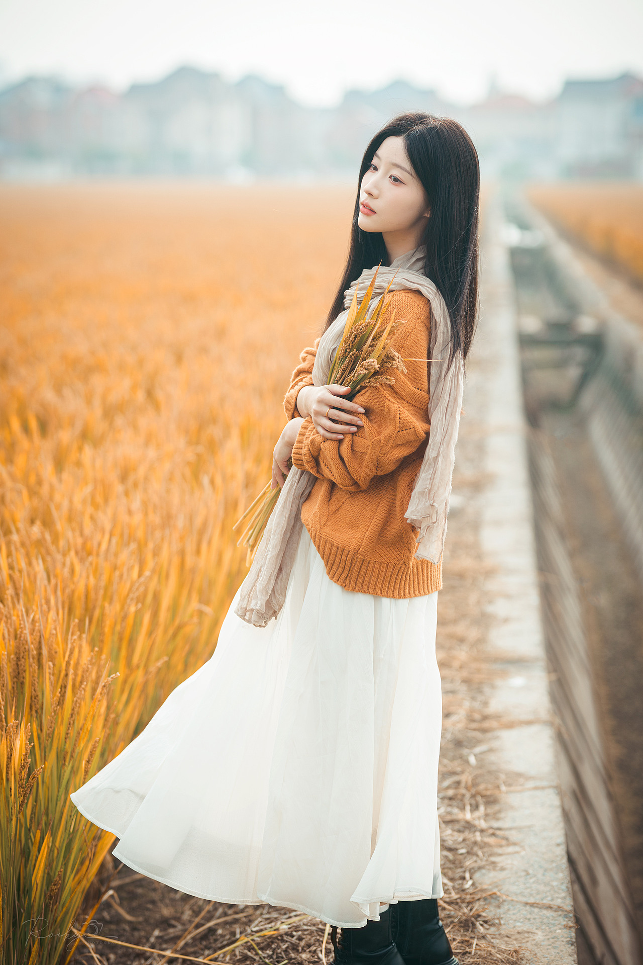 秋日稻田（图ZMzk5MTc1MTMy） - 人像摄影 - 站酷设计师微胖凹凸曼原创素材 - 站酷ZCOOL
