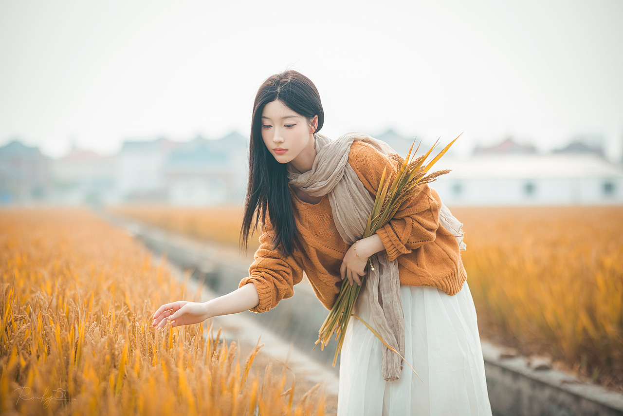 秋日稻田（图ZMzk5MTc1MTEy） - 人像摄影 - 站酷设计师微胖凹凸曼原创素材 - 站酷ZCOOL