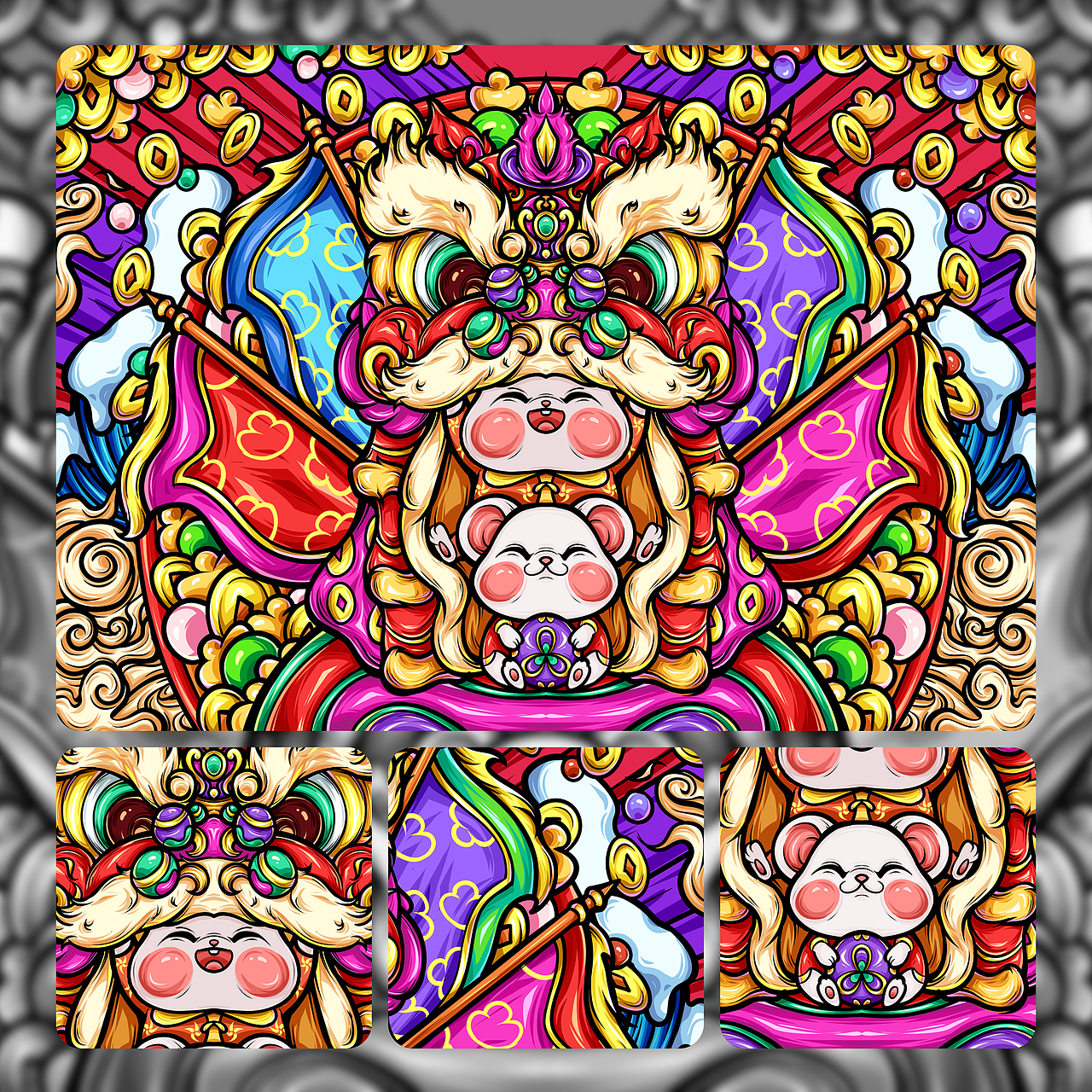 国潮插画横版合集-第一弹