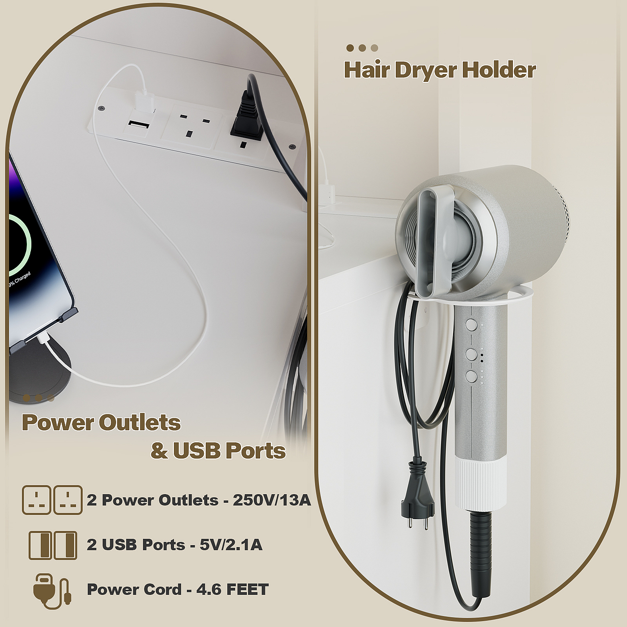 Amazon | 室内家居 化妆台效果图 主图A+案例分享