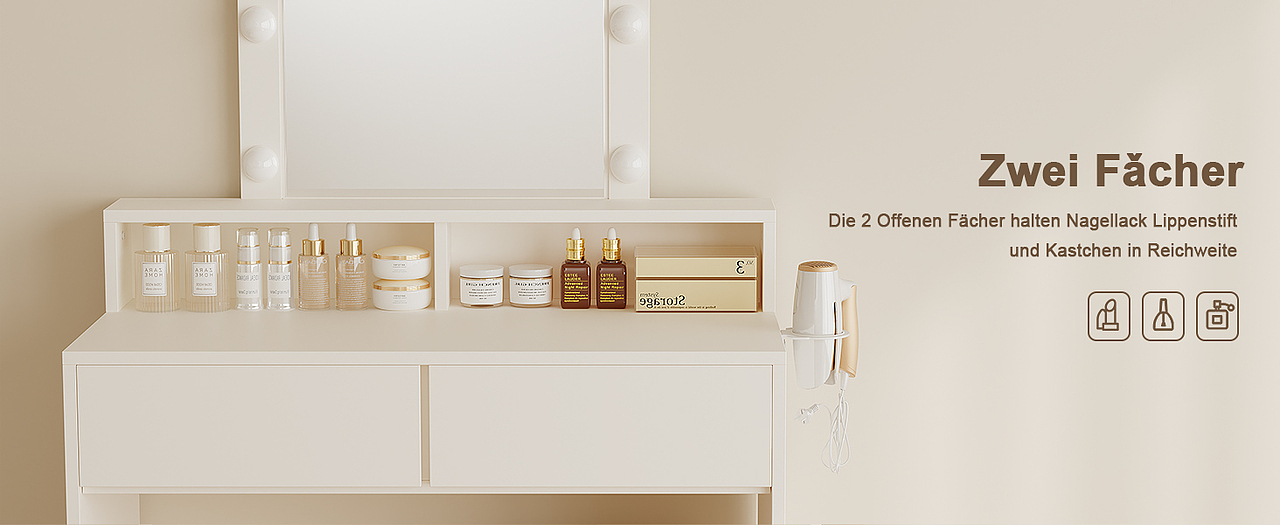 Amazon | 室内家居 化妆台效果图 A+案例分享