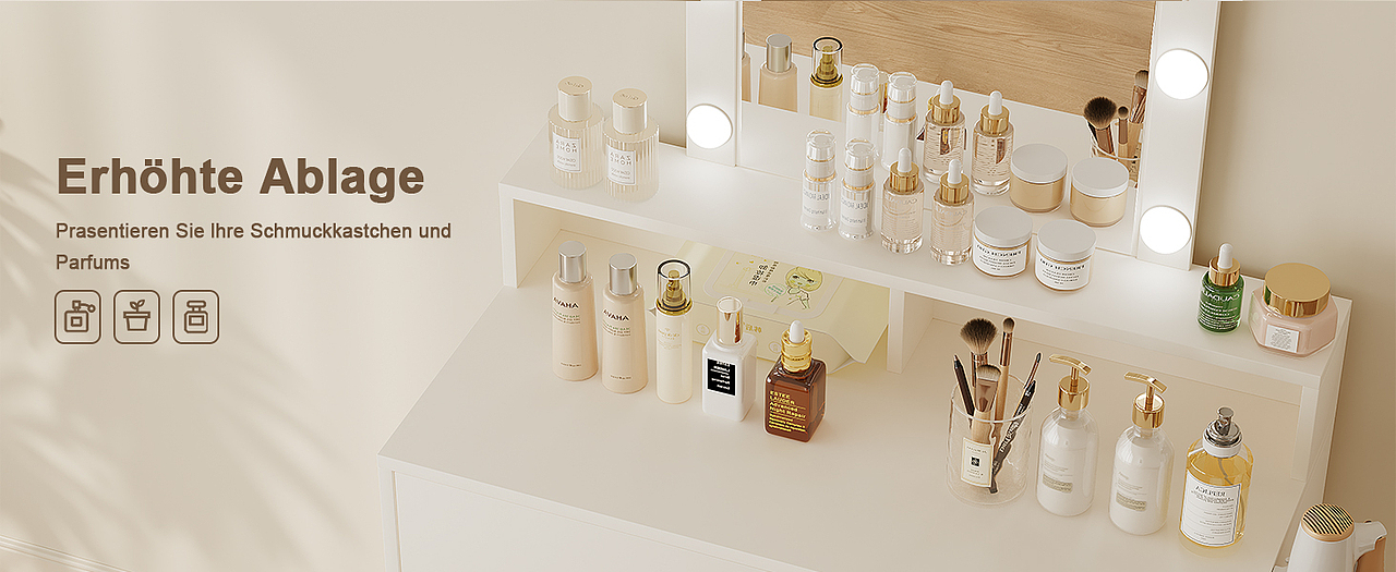 Amazon | 室内家居 化妆台效果图 A+案例分享