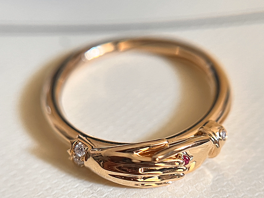 Fede Ring旅美提琴家给丈夫的求婚戒指