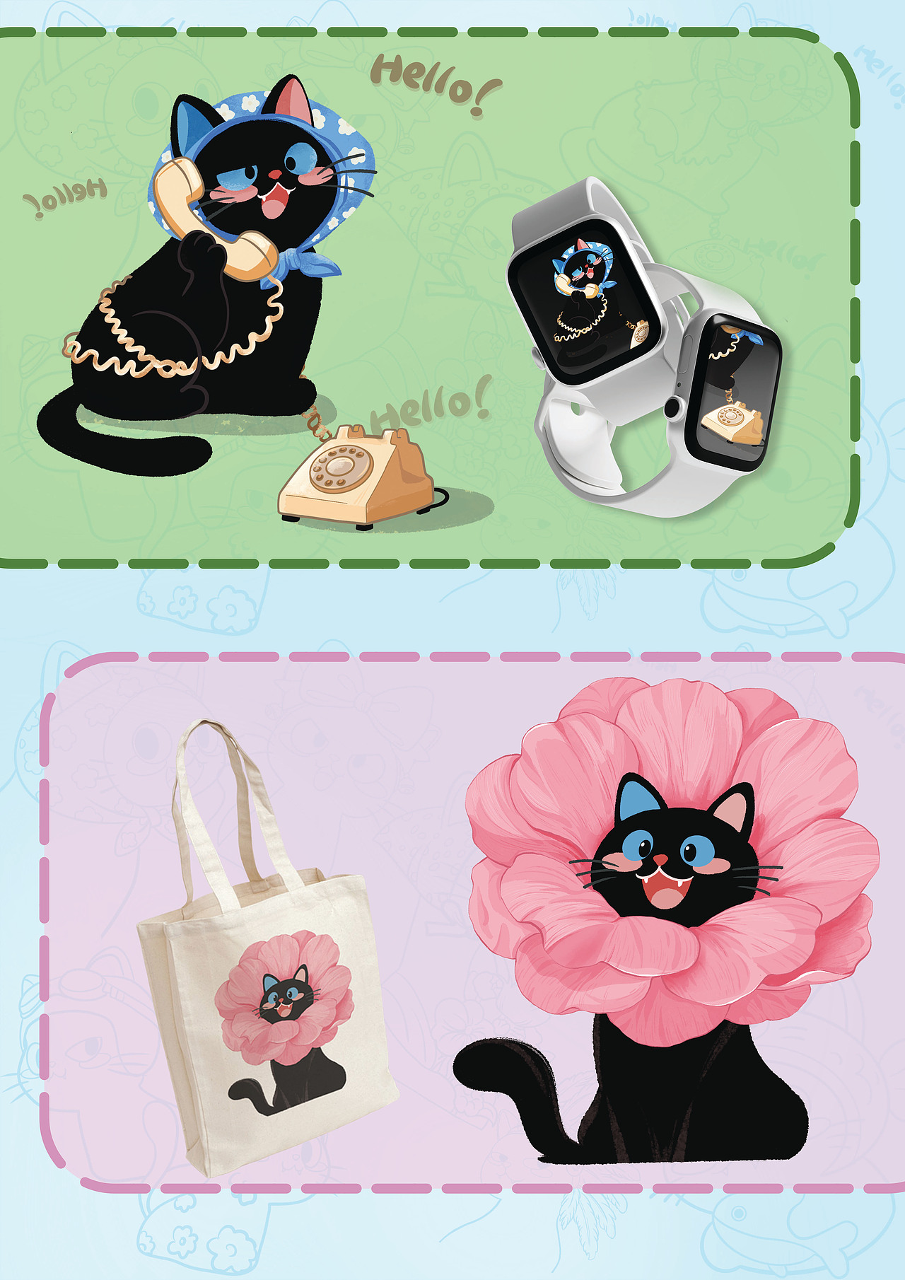 向阳花的喵IP设计