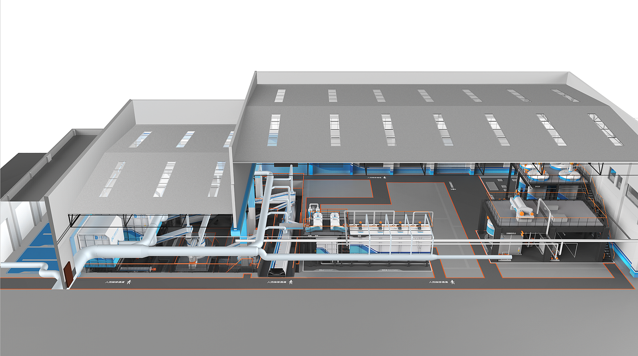 厨余垃圾工厂车间空间布局设计