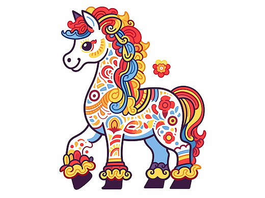 QI 东方神兽 | 愿你一路生花,好事一马当先!