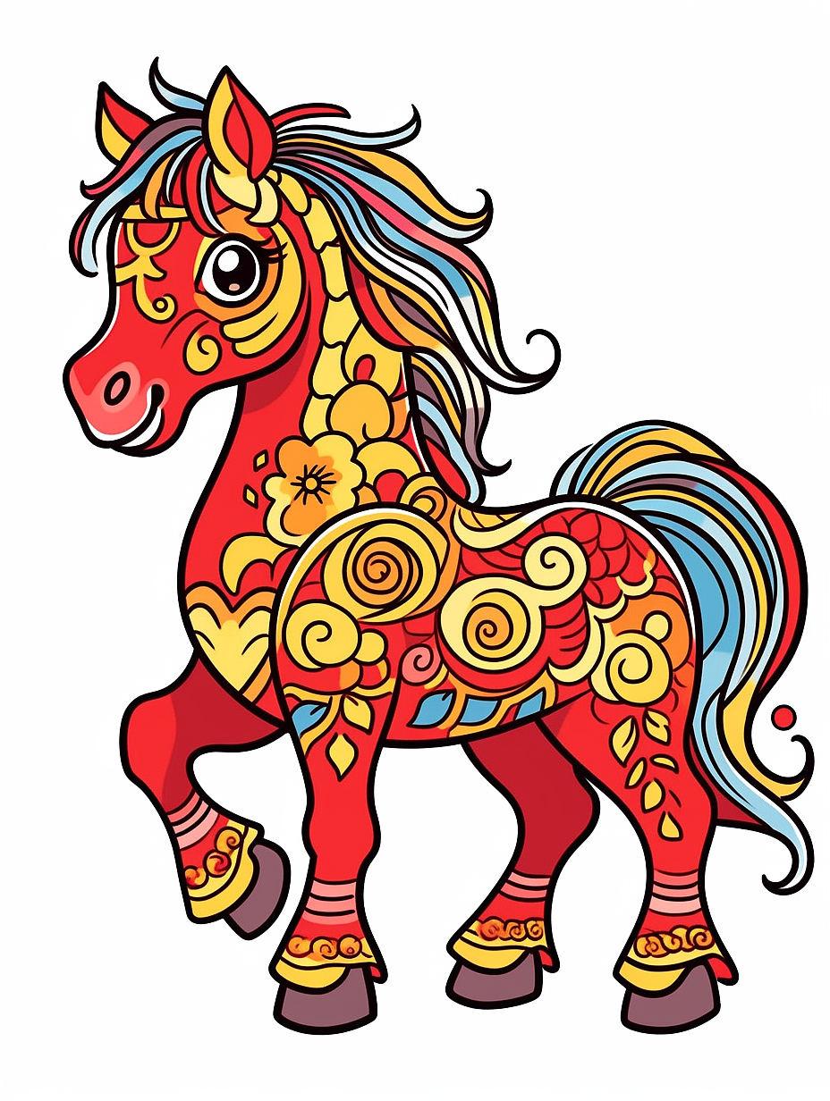 QI 东方神兽 | 马到成功步步高,吉星高照年年红!