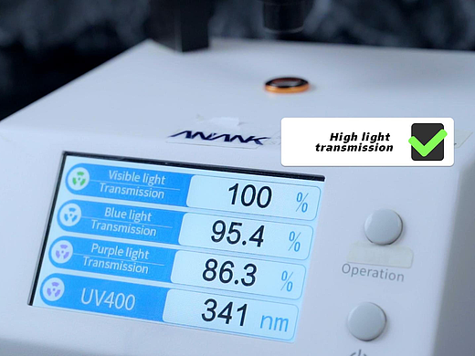 镜头透光率测试