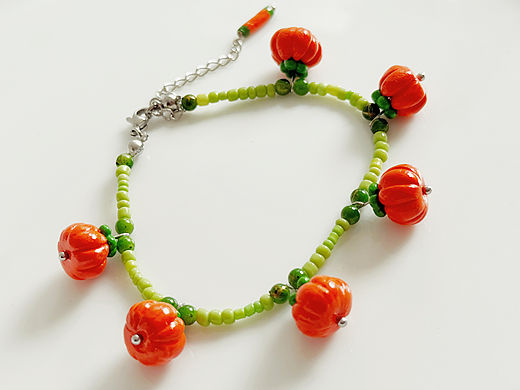 手作手链mini南瓜🎃bracelet
