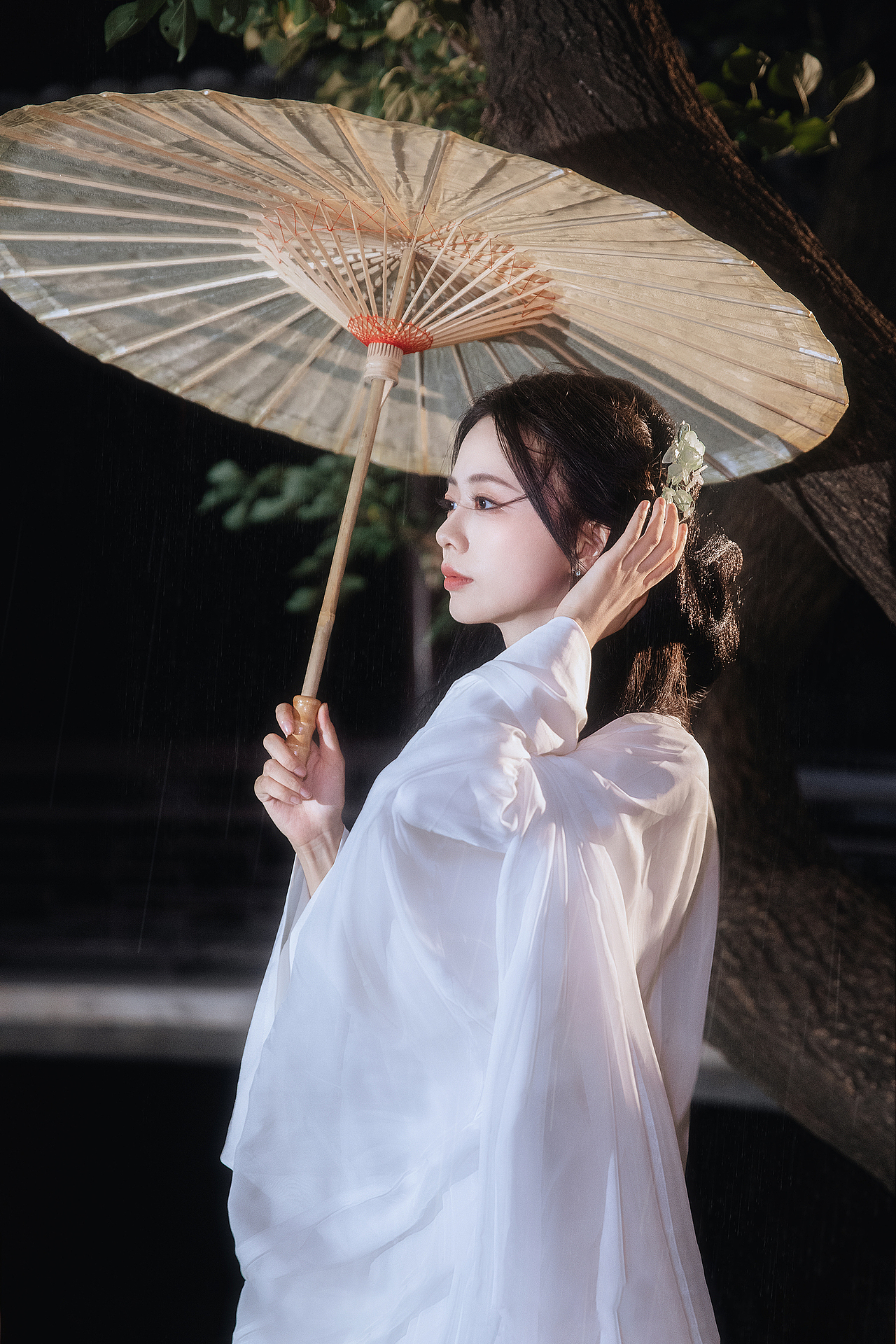 夜雨孤灯（图ZMzk5MjA1Nzc2） - 人像摄影 - 站酷设计师笔画年华原创素材 - 站酷ZCOOL