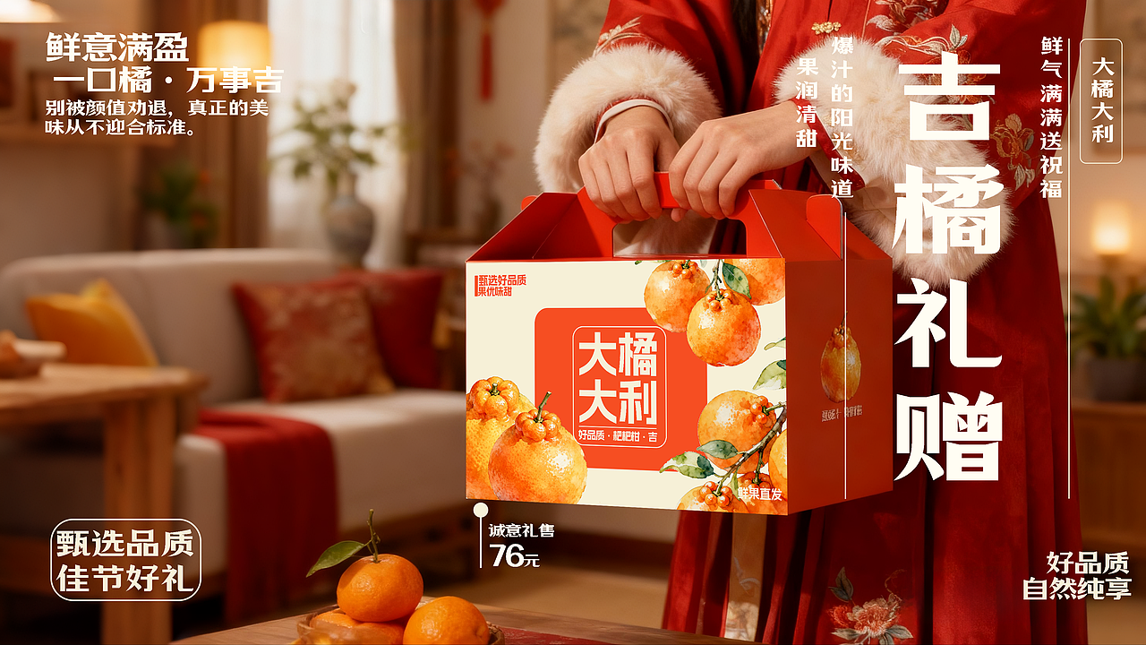 组合——水果海报!