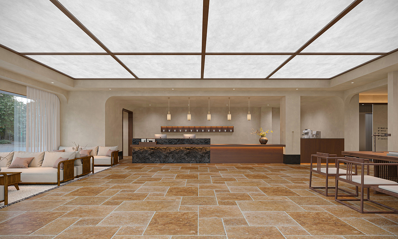 卸下旅途疲惫，坠入质感美学空间（图ZMzk5MjEyMzg0） - 酒店餐饮设计 - 站酷设计师朔风xy设计原创素材 - 站酷ZCOOL