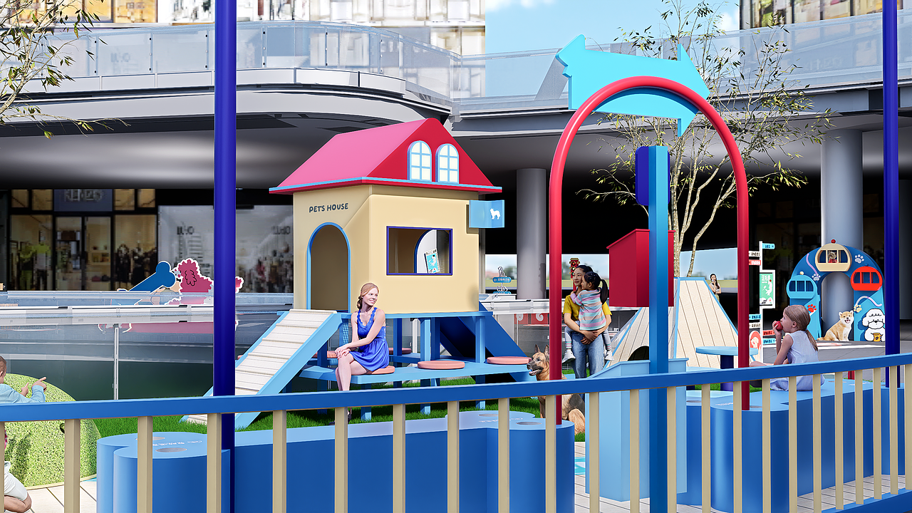 汪托邦—商业宠物乐园设计（图ZMzk5MjEzMzU2） - 商业空间设计 - 站酷设计师sang大树设计原创素材 - 站酷ZCOOL