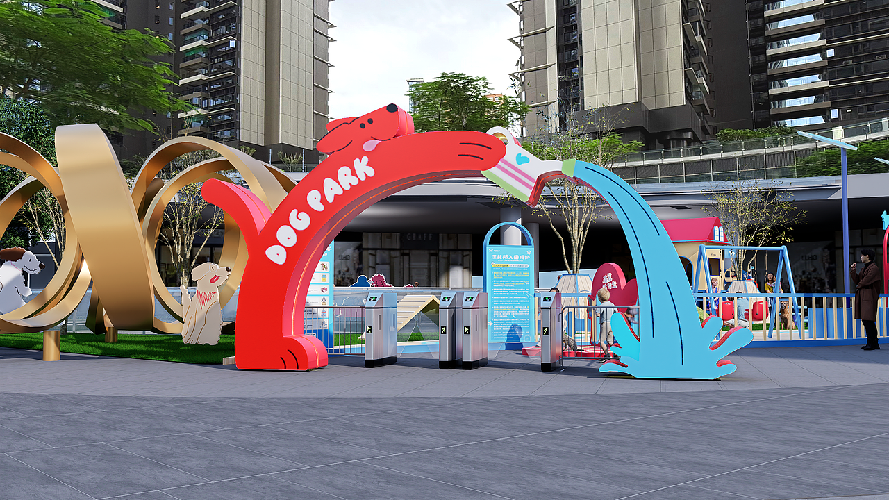 汪托邦—商业宠物乐园设计（图ZMzk5MjEzMzQw） - 商业空间设计 - 站酷设计师sang大树设计原创素材 - 站酷ZCOOL