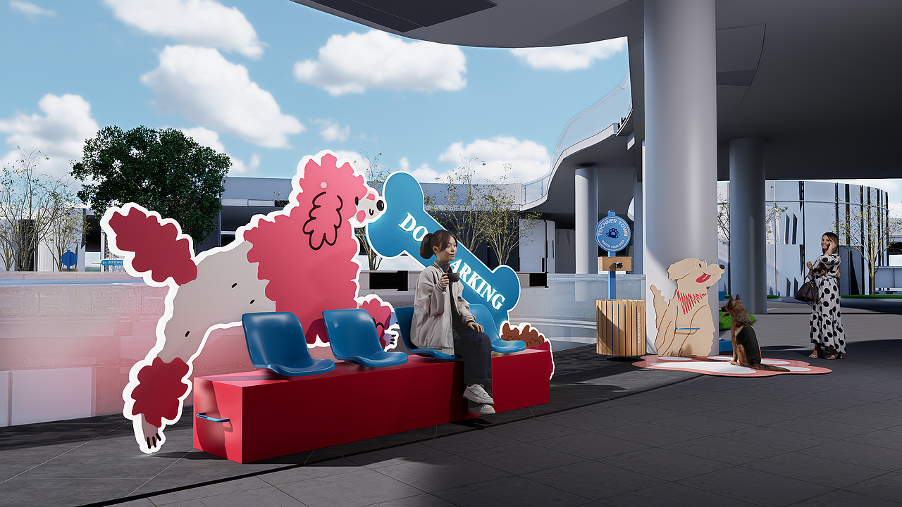 汪托邦—商业宠物乐园设计（图ZMzk5MjEzMzk2） - 商业空间设计 - 站酷设计师sang大树设计原创素材 - 站酷ZCOOL