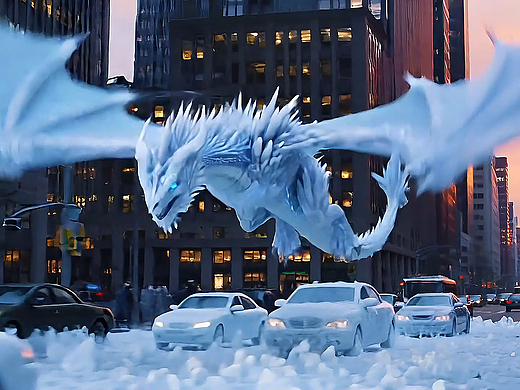 冰兽穿城 寒祸倾城