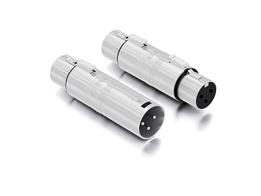 音频转接头主图建模渲染 卡侬头 & 6.35mm & 3.5mm