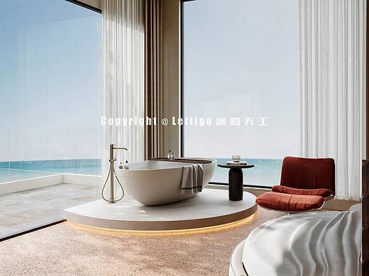 躺着就能看大海的海边民宿，满足大家对海边的向往