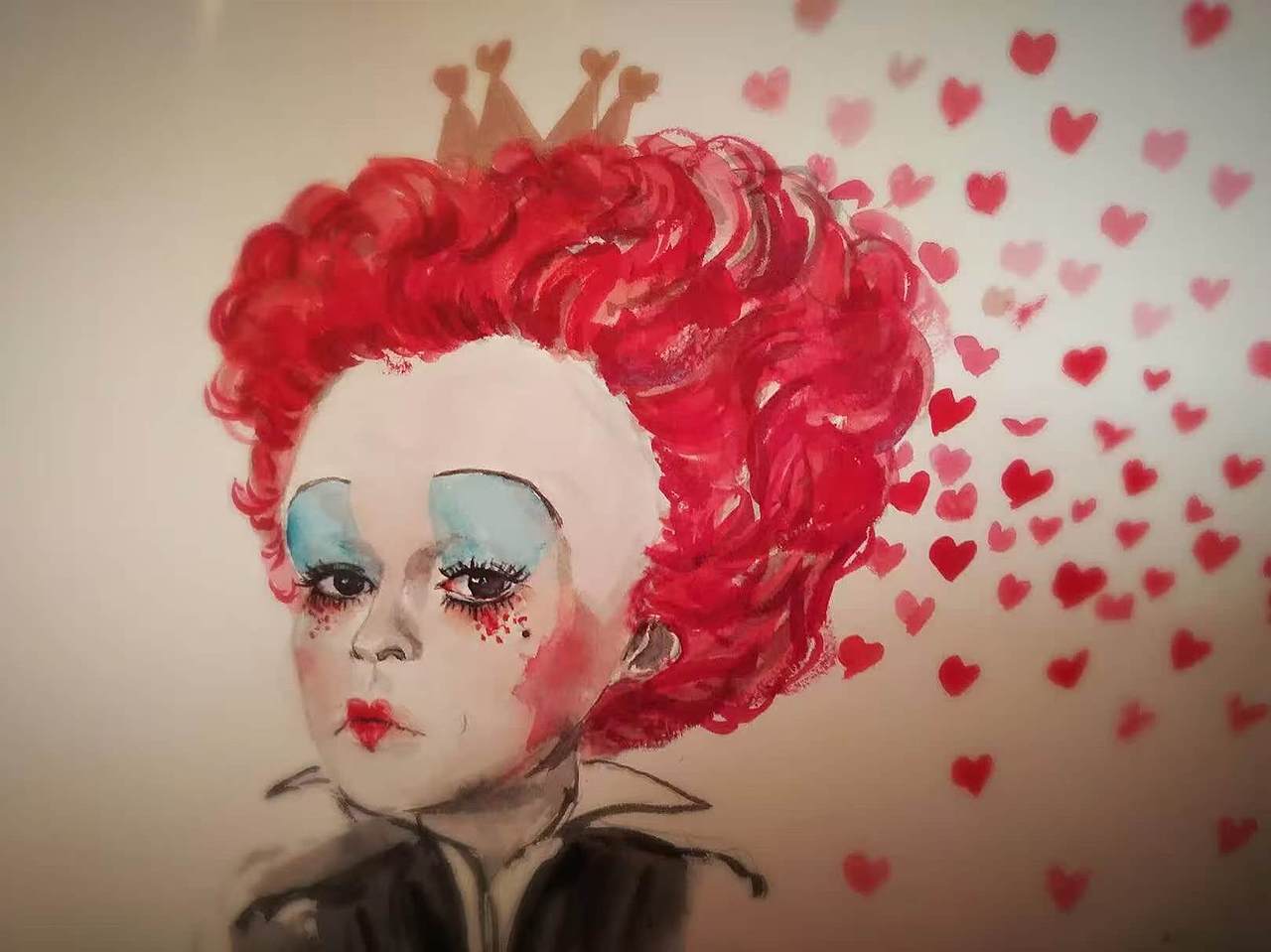 来一张你喜欢的人物手绘