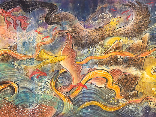订制插画完成