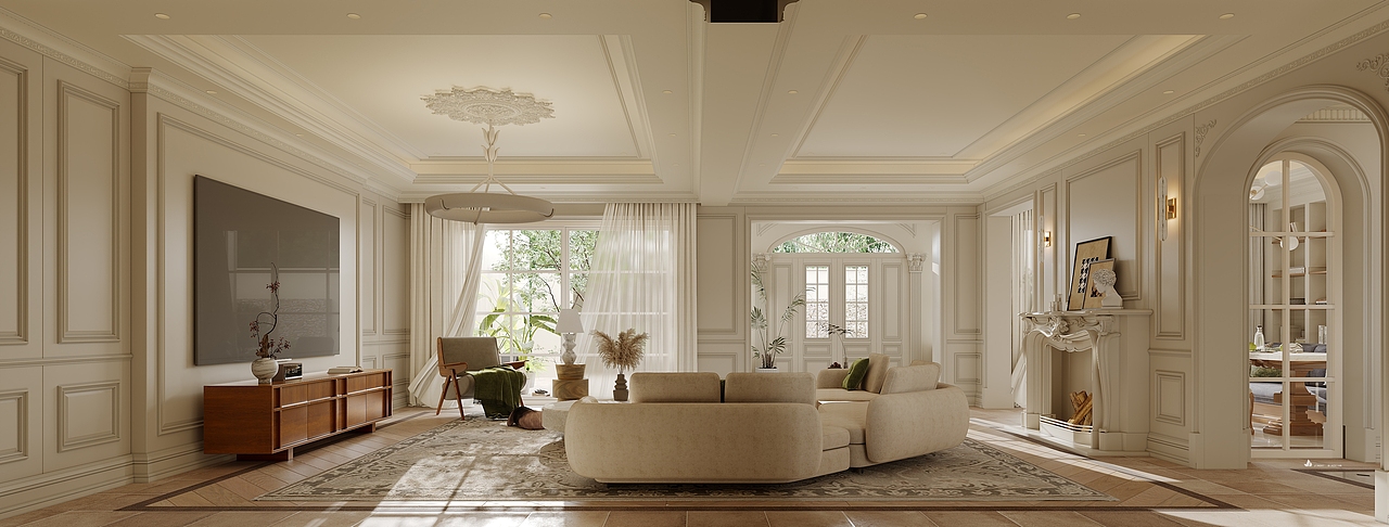 现代轻奢法式复古合251120