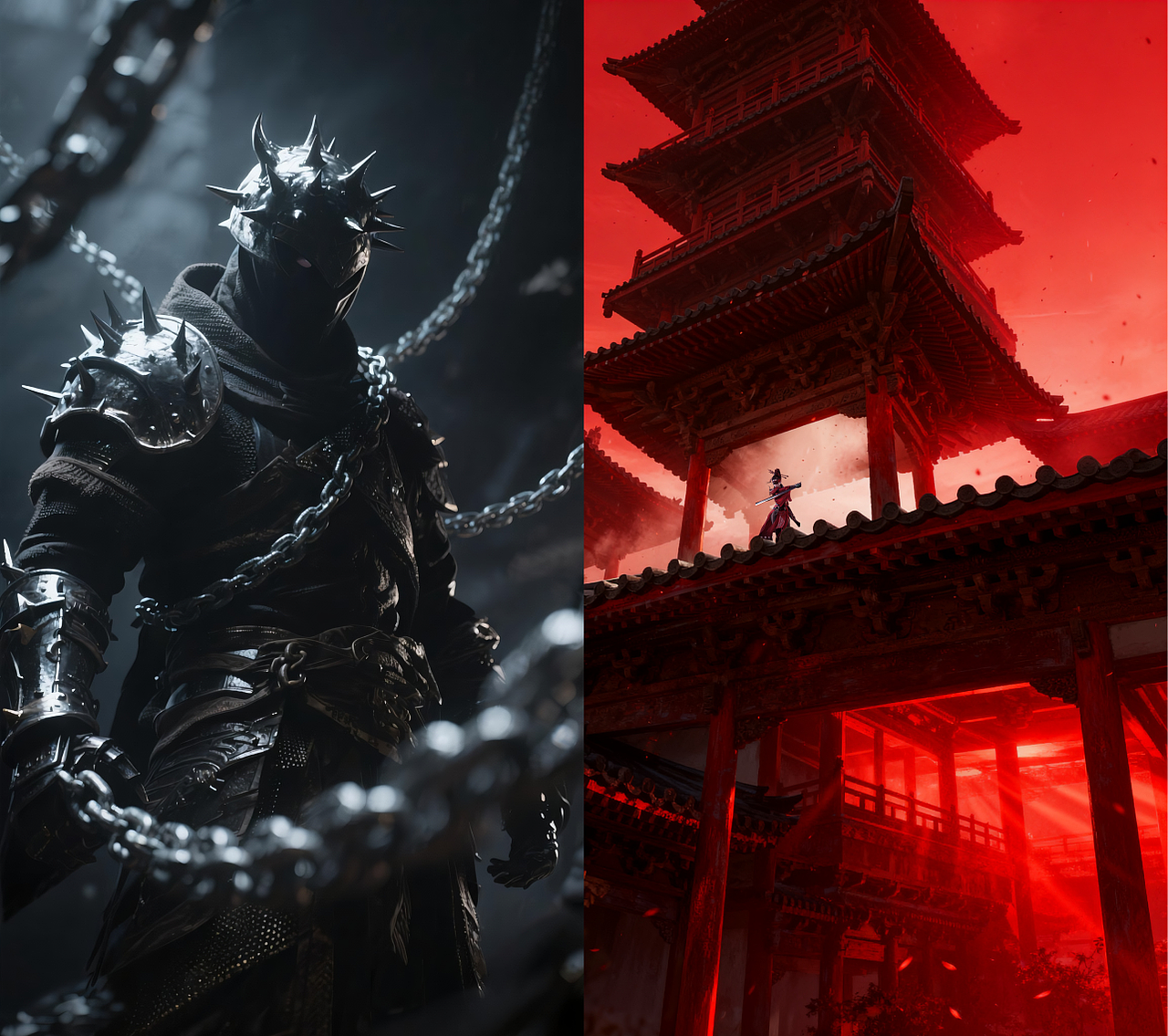 用AI做《永劫无间》CG概念延展（系列2）（图ZMzk5MjI1ODg0） - 宣传片 - 站酷设计师AIGC炼丹师原创素材 - 站酷ZCOOL