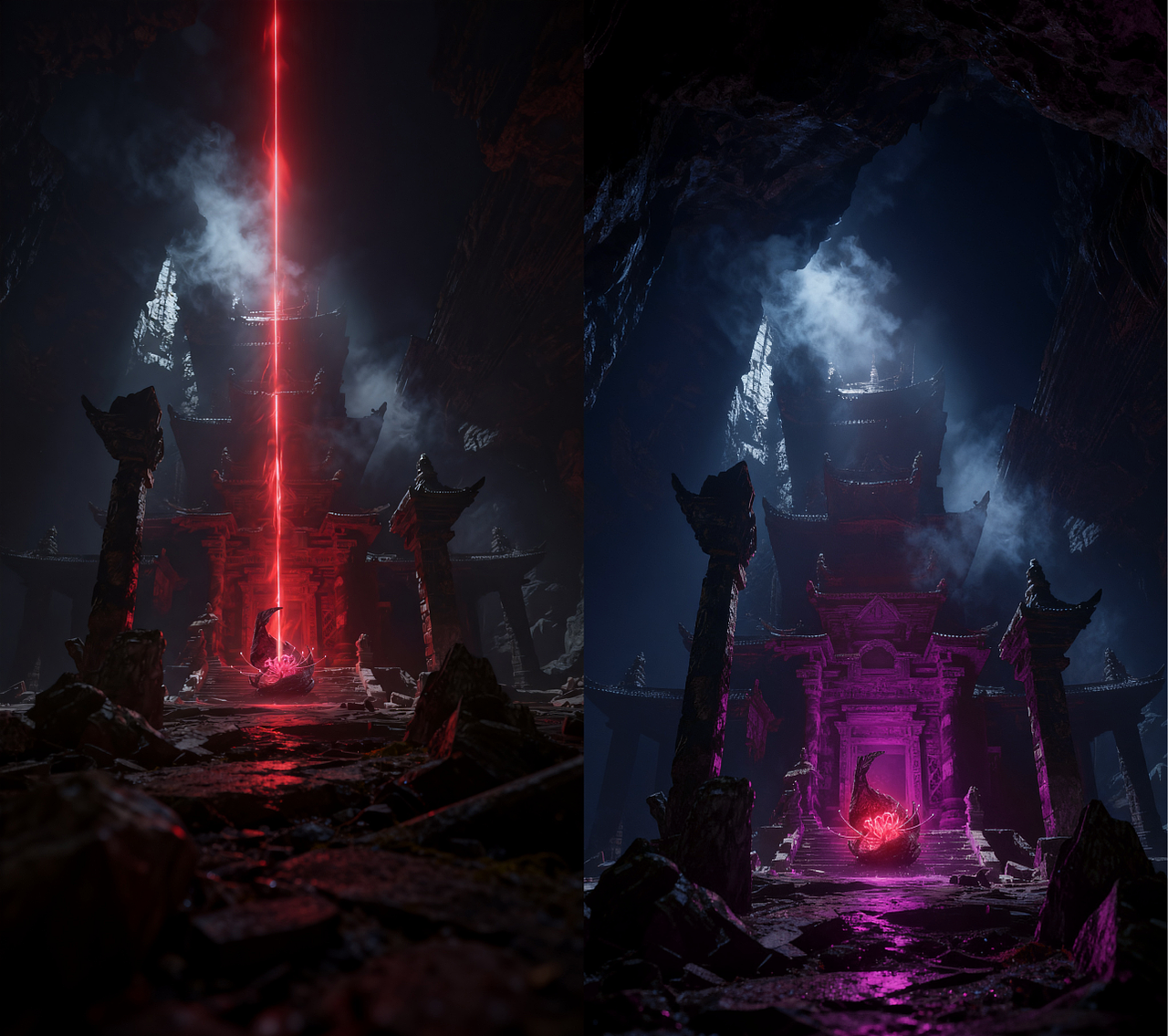 用AI做《永劫无间》CG概念延展（系列2）（图ZMzk5MjI1ODky） - 宣传片 - 站酷设计师AIGC炼丹师原创素材 - 站酷ZCOOL