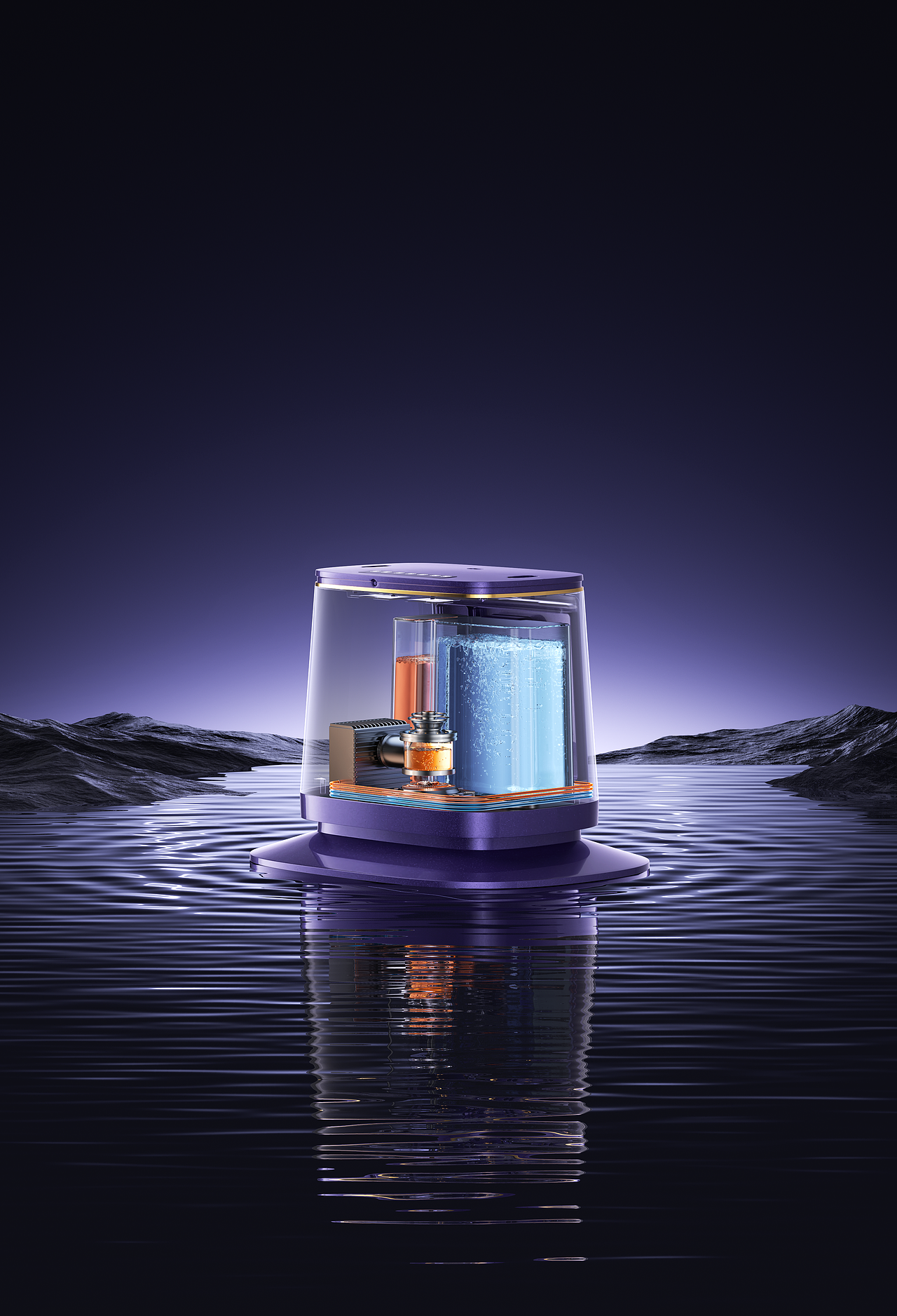 产品渲染 l 挂烫机