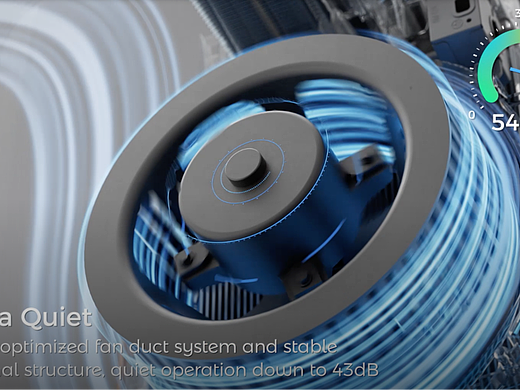 AUX 奥克斯移动空调CG动画 便携式制冷家电跨境宣传片