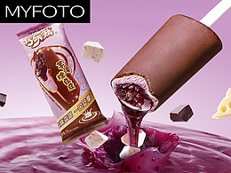 美食摄影丨巧乐兹·芋泥糯兹兹×食摄马也