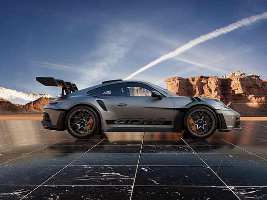 911GT3rs汽车渲染