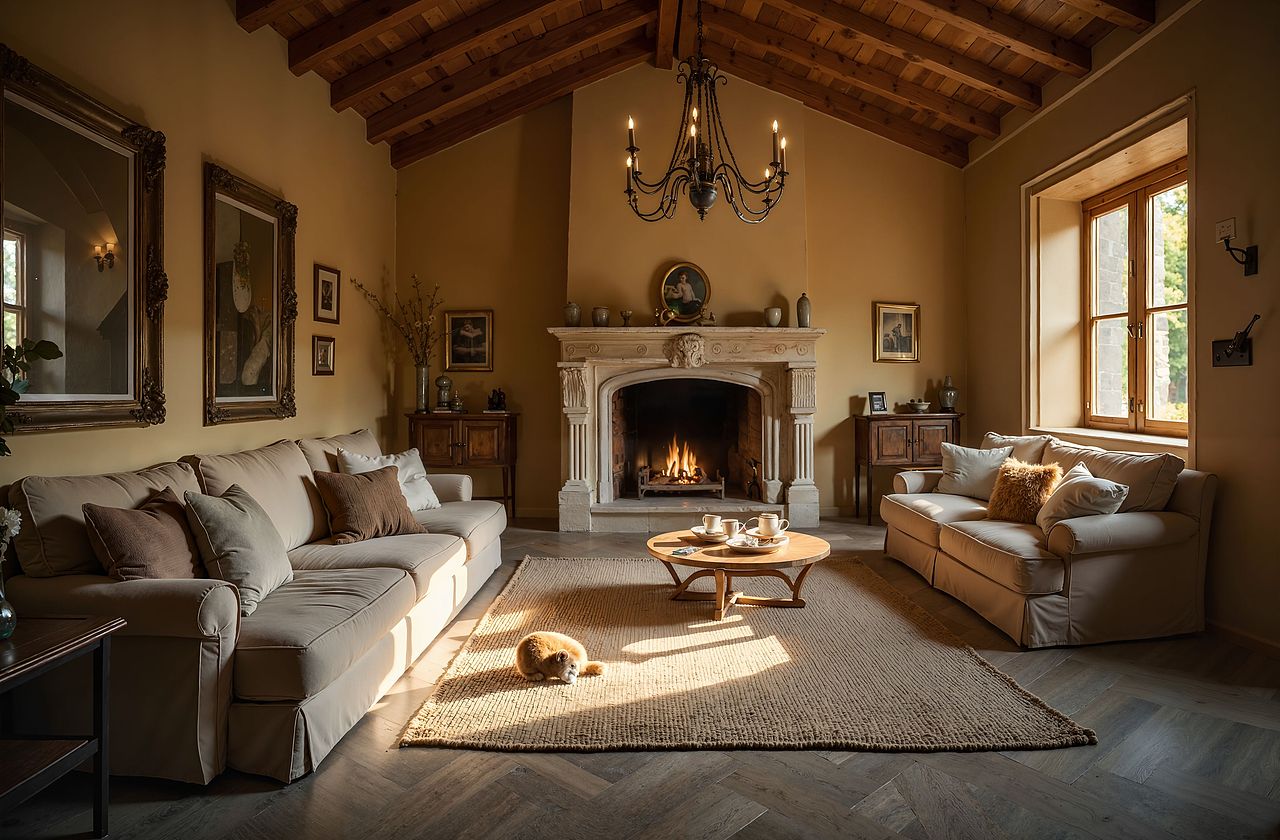 澄光漫溢，结构叙事：筑就法式乡村的呼吸感