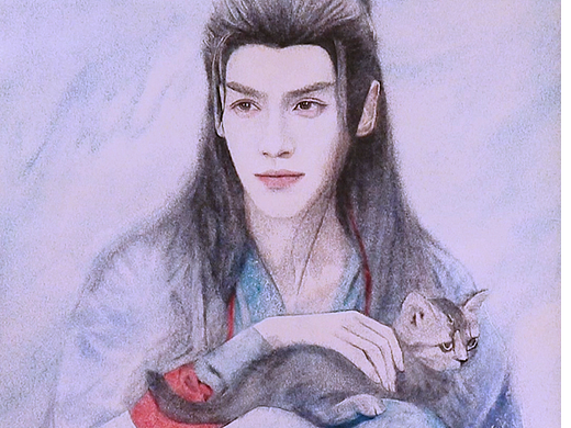 沙画罗云熙《水龙吟》